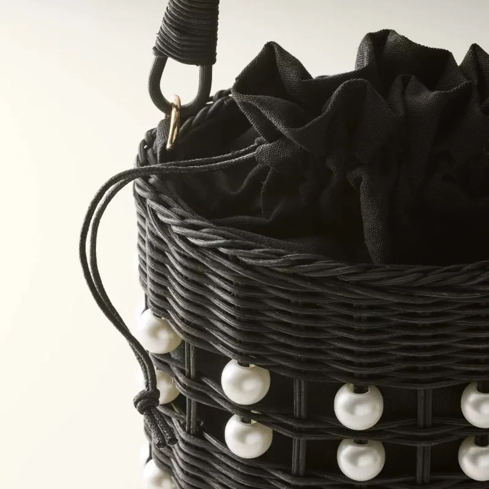 kate spade new york x Target Pearl Embellished Basket Bucket Bag